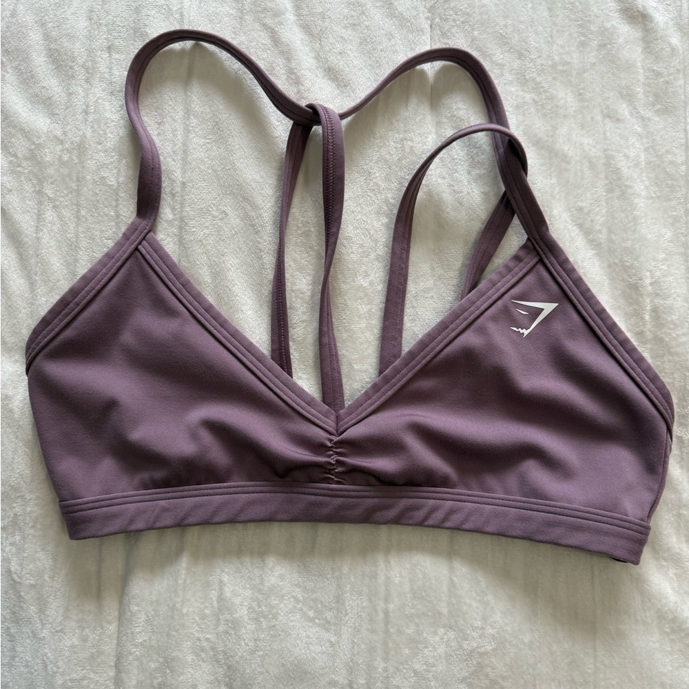 Gymshark Purple Strappy Sports Bra